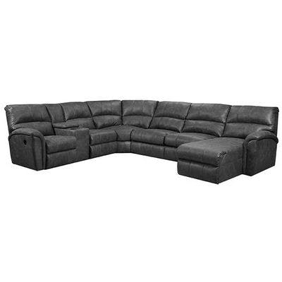Layout B:  Four Piece Reclining Sectional (Chaise Right Side)  76" x 115"