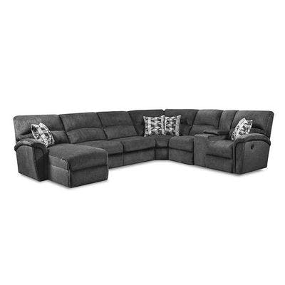Layout A:  Four Piece Reclining Sectional (Chaise Left Side) 115" x 76"