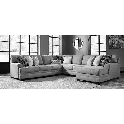Layout E: Five Piece Sectional (Chaise Right) 128" x 131" x 67" 