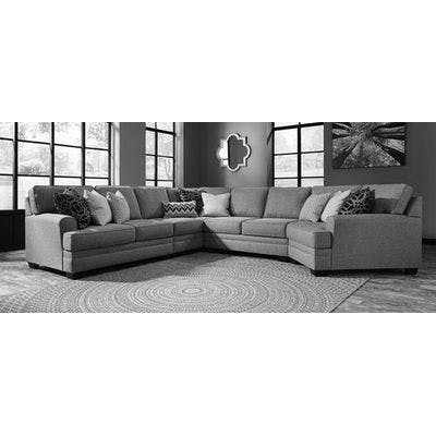 Layout I: Five Piece Sectional (Cuddler Right) 128" x 150"