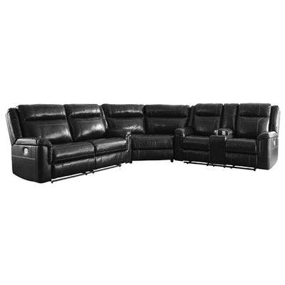 Layout A:  Three Piece Power Reclining Sectional  - 112" x 97"
