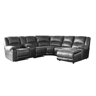 Layout G:  Six Piece Reclining Sectional (Chaise Right Side) 161" X 144"