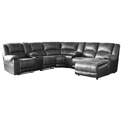 Layout K:  Seven Piece Reclining Sectional (Chaise Right Side) 136" X 144"