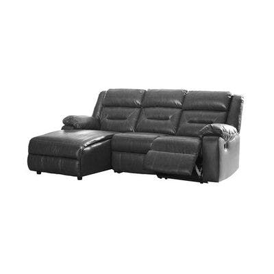 Layout C:  Three Piece Reclining Sectional (Chaise Left Side) 61" x 87"
