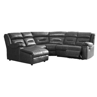 Layout E:  Five Piece Reclining Sectional (Chaise Left Side)  104" x 105"