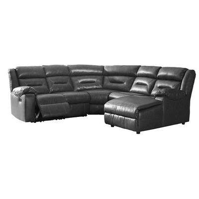 Layout F: Five Piece Reclining Sectional (Chaise Right Side) 105" x 104"