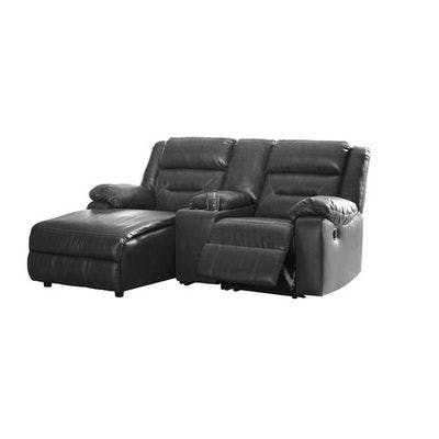 Layout A:  Three Piece Reclining Sectional (Chaise Left Side) 61" x 75"