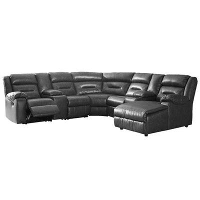 Layout J: Seven Piece Reclining Sectional (Chaise Right Side) 118" x 118"