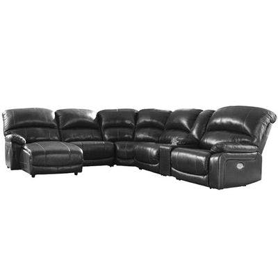 Layout G:  Six Piece Reclining Sectional (Chaise Left) 112" x 127"
