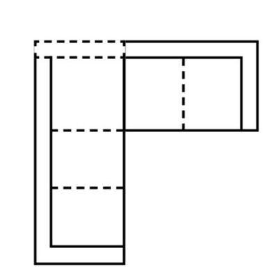 Layout B: Two Piece Sectional - 95" x 97"