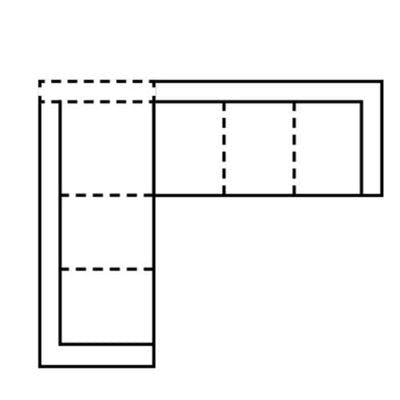 Layout G:  Two Piece Sectional - 104" x 138"