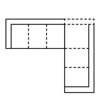 Layout H:  Two Piece Sectional  - 138" x 104"