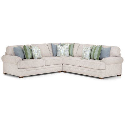 Layout A:  Three Piece Sectional 100" x 100"
