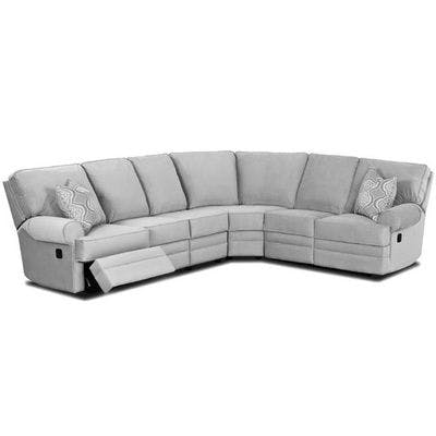 Layout G:  Four Piece Reclining Sectional 128" x 103"