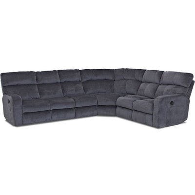 Layout F: Four Piece Reclining Sectional 127" x 105"