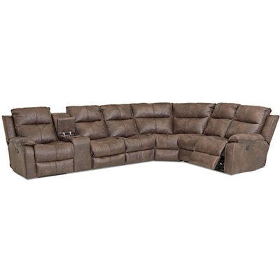 Layout F: Four Piece Reclining Sectional 144" x 106"