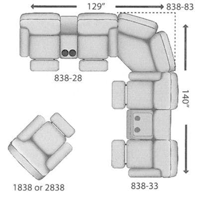 Layout D (Recliner Not Included)