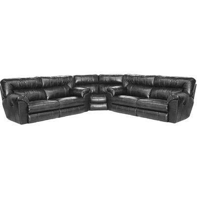 Layout B:  3 Pc Sectional - Reclining Sofa, Wedge and Reclining Sofa  126" x 126"