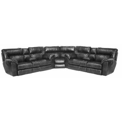 Layout C:  3 Pc Sectional - Reclining Console Loveseat. Wedge,  Reclining Console Loveseat 126" x 126"