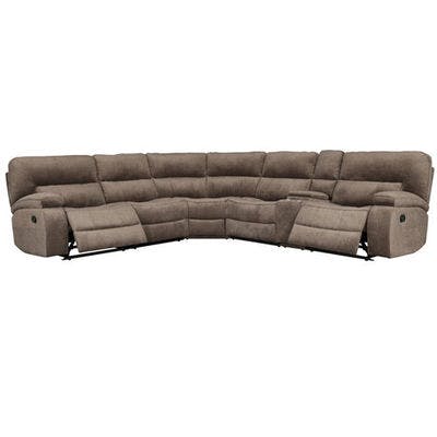 Layout A:  Six Piece Reclining Sectional 119" x 132"