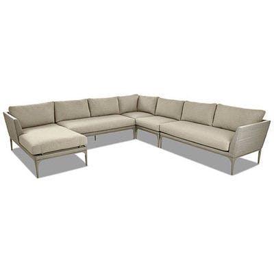 Layout C: Five Piece Outdoor Sectional 63" x 174" x 127"