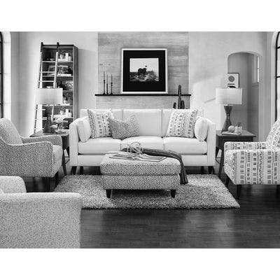 Winston Salt 4 Piece Living Room (Includes Sofa, 2 Chair and Cocktail Ottoman)