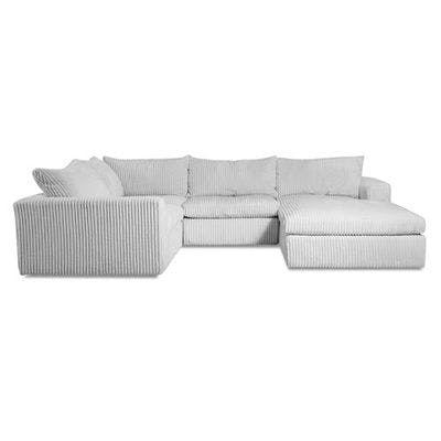 Layout E:  Four Piece Sectional (92" x 131" x 84")