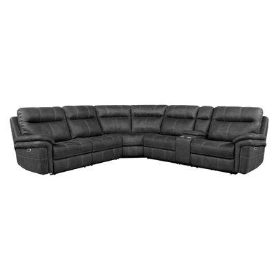 Layout C:  Six Piece Reclining Sectional 121" x 134.5