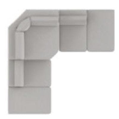 Layout A: Three Piece Sectional 112" x 112"