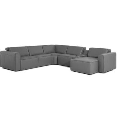 Layout G:  Six Piece Chaise Reclining Sectional  122" x 135" x 62"