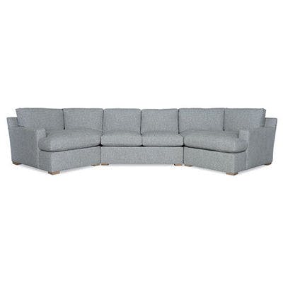 Layout A:  Travis Three Piece Sectional   56" D x 176" Wide