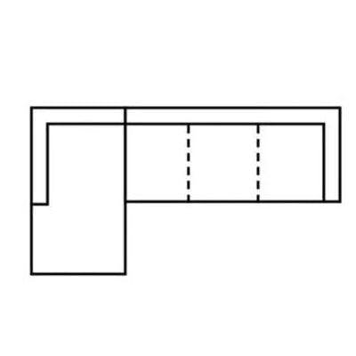 Layout A:  Two Piece Sectional 67" x 136"