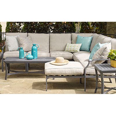 Layout A: 6 Piece Outdoor Sectional