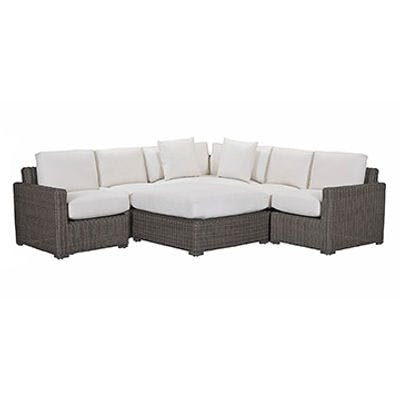 Layout A:  5 Piece Outdoor Sectional (Ottoman Purchased Separately)