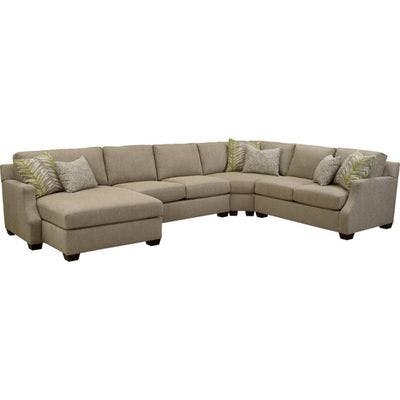 4 Piece Sectional  (Left Chaise)