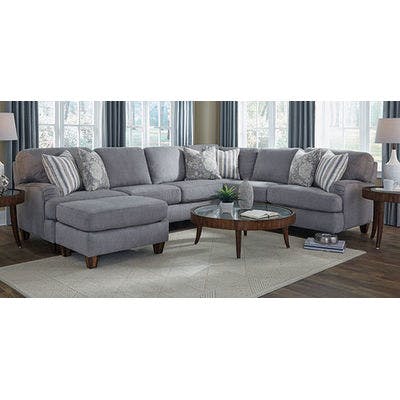 Three Piece Sectional w/ Chaise Ottoman