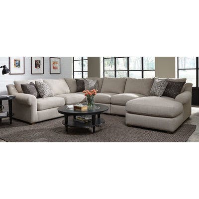 Five Piece Sectional (Right Facing Chaise)