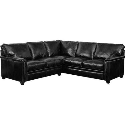Three Piece All Leather Sectional