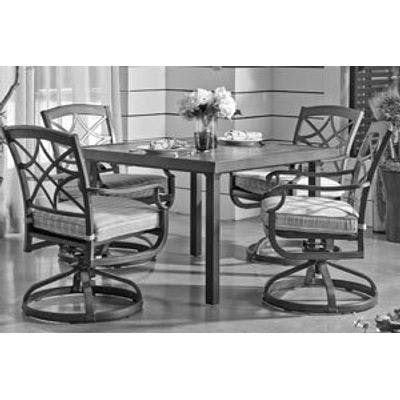 Five Piece Dining Room (Swivel Rocking Chairs)