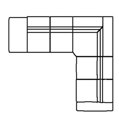 Layout E: Five Piece Sectional 125" x 113"