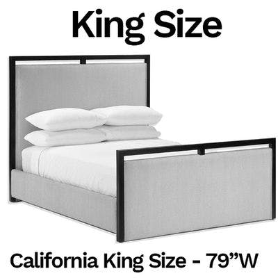 CALIFORNIA KING SIZE (79" wide)