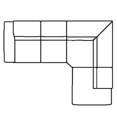 Layout A:  Two Piece Reclining Sectional. 113" x 87"