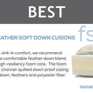 Feather Soft Down Seat Cushion