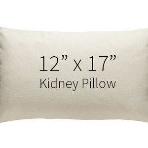 12" x 17" Kidney Pillow